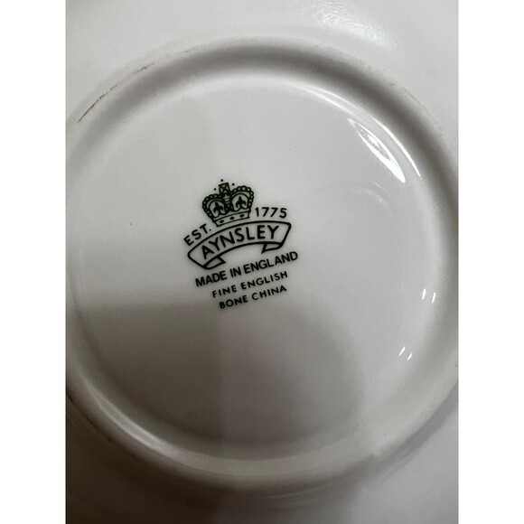 Vintage EST.1775 Aynsley Fine English Bone China Cup and Tray - Picture 4 of 4